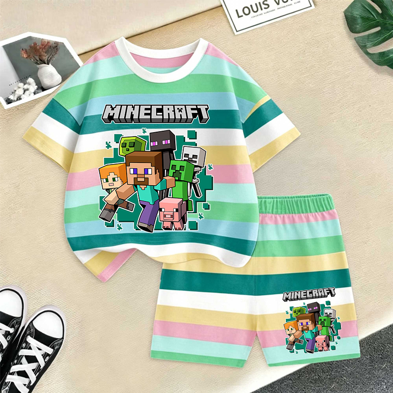 Baby Clothing Boy - Minecrafted Girl boy Summer T shirt