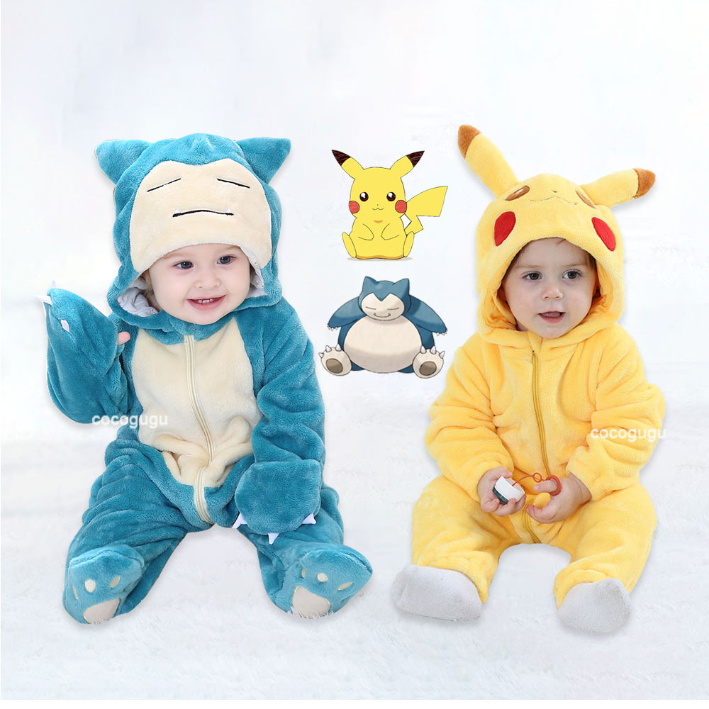 Baby Clothing Boy - Pokemon Costume 0-5 Y Baby Snorlax
