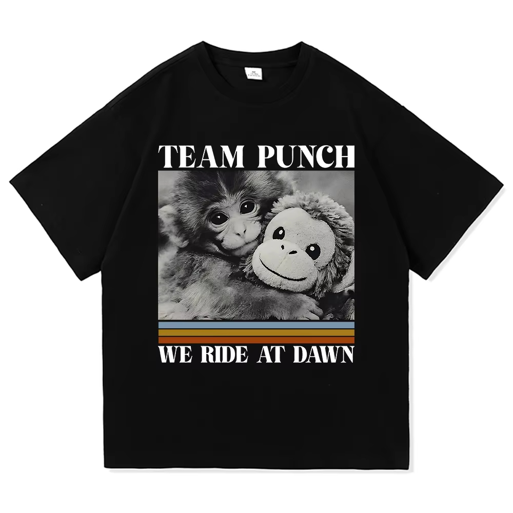 Baby Clothing High Quality - Monkey Punch Shirt Baby Monkey Holding