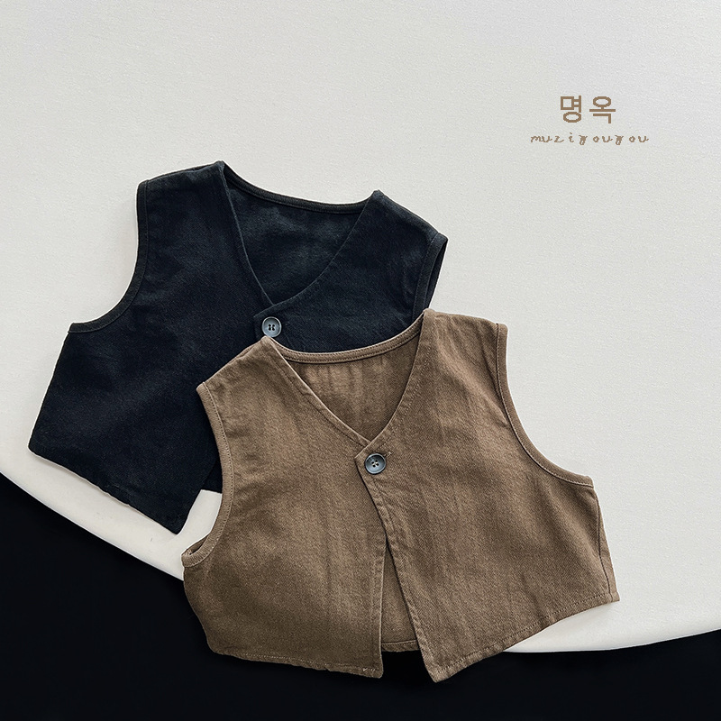 Knit Cardigan Infant - Spring Autumn Children Retro Simple All-match