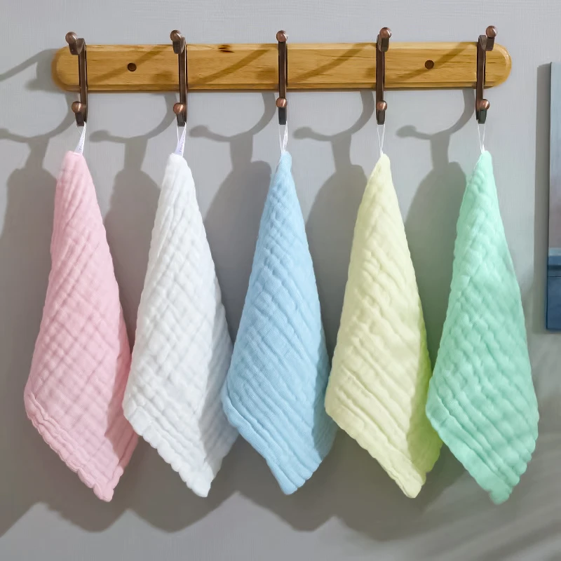 Baby Clothing Wash - 5pcs Baby Muslin Washcloths Burp Cloths,