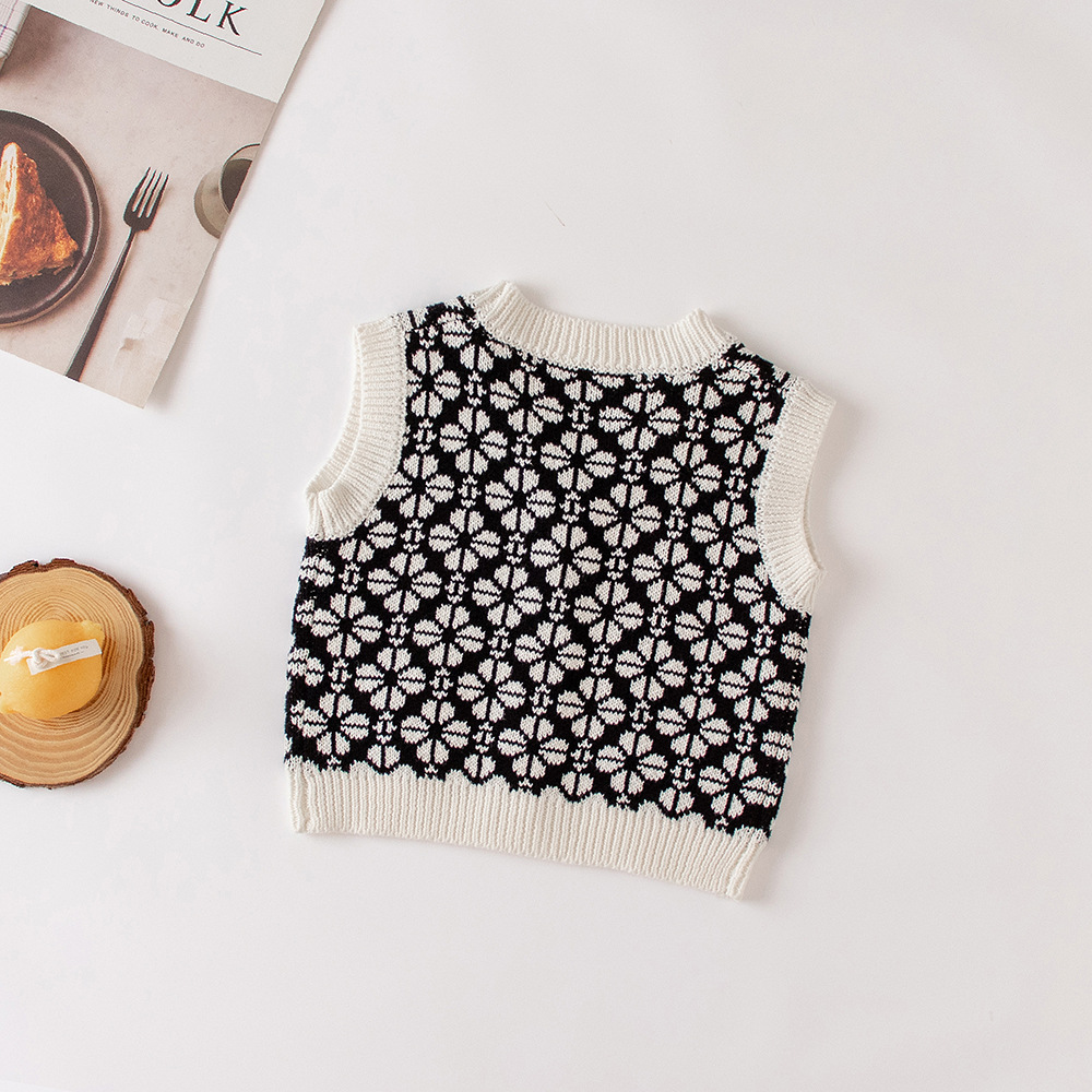 2025 Spring and Autumn New Gir - Knit Cardigan Infant avis et prix