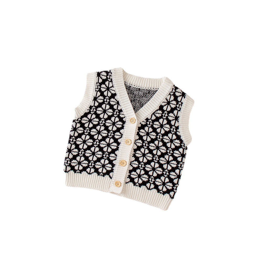2025 Spring and Autumn New Gir - Knit Cardigan Infant avis et prix