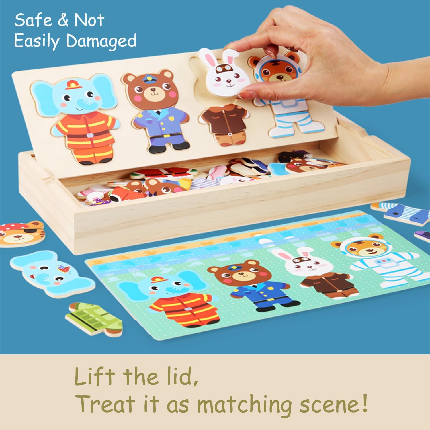 Wooden Jigsaw Bear Family Puzz - Baby Clothing Clearance avis et prix