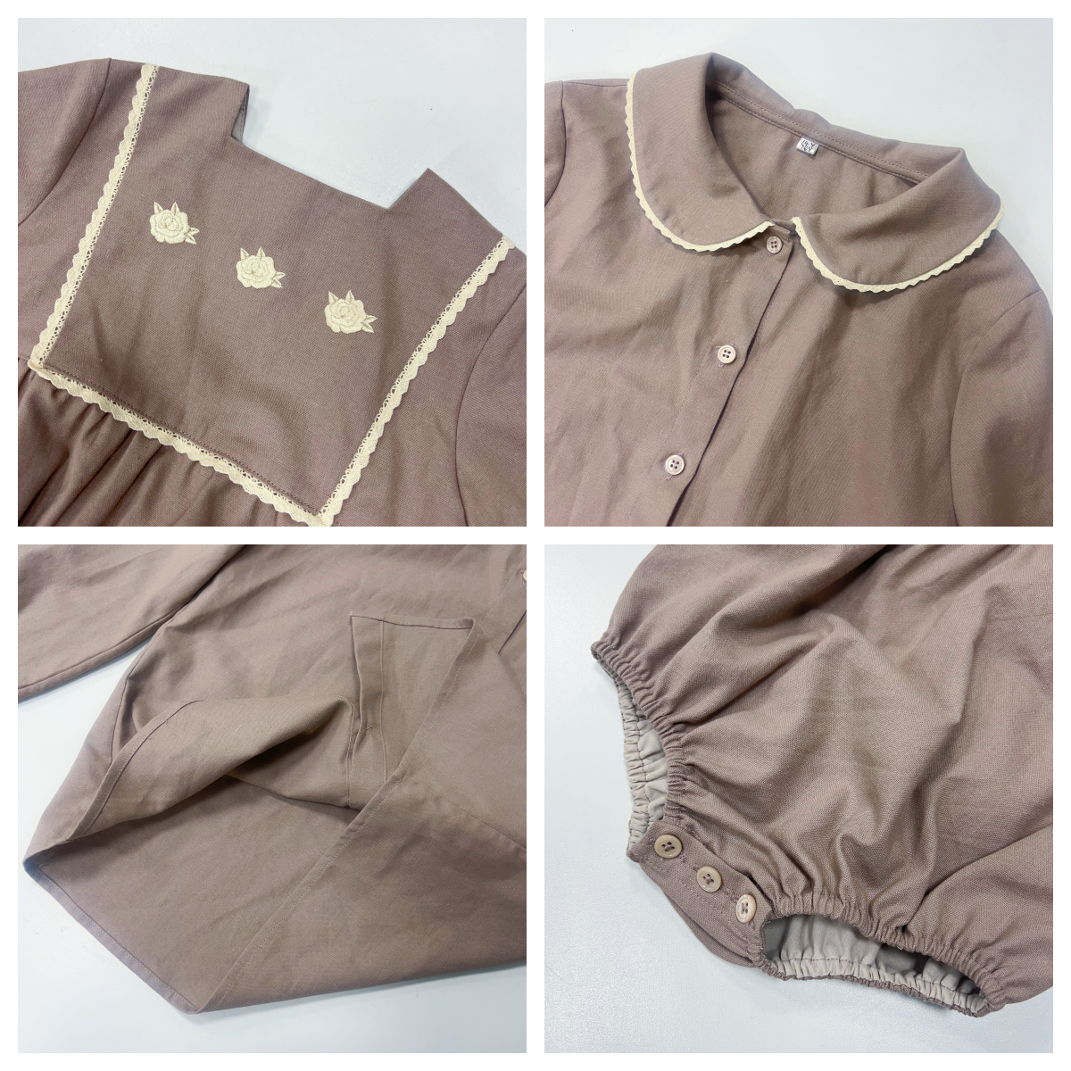 Kids Cotton Linen Clothes Embr - Baby Clothing High Quality avis et prix