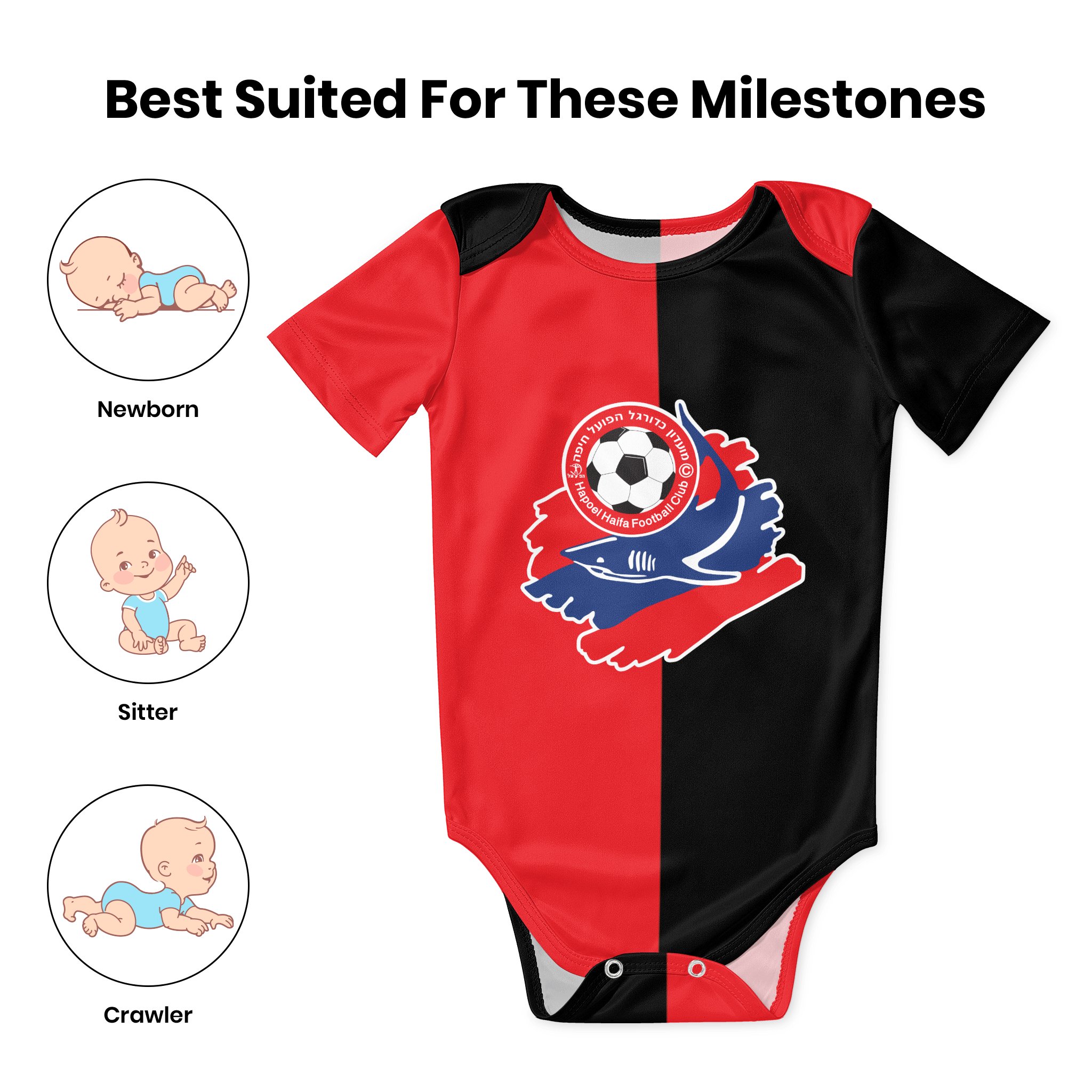 Hapoel Haifa Baby Bodysuit Uni - Baby Clothing Boy avis et prix