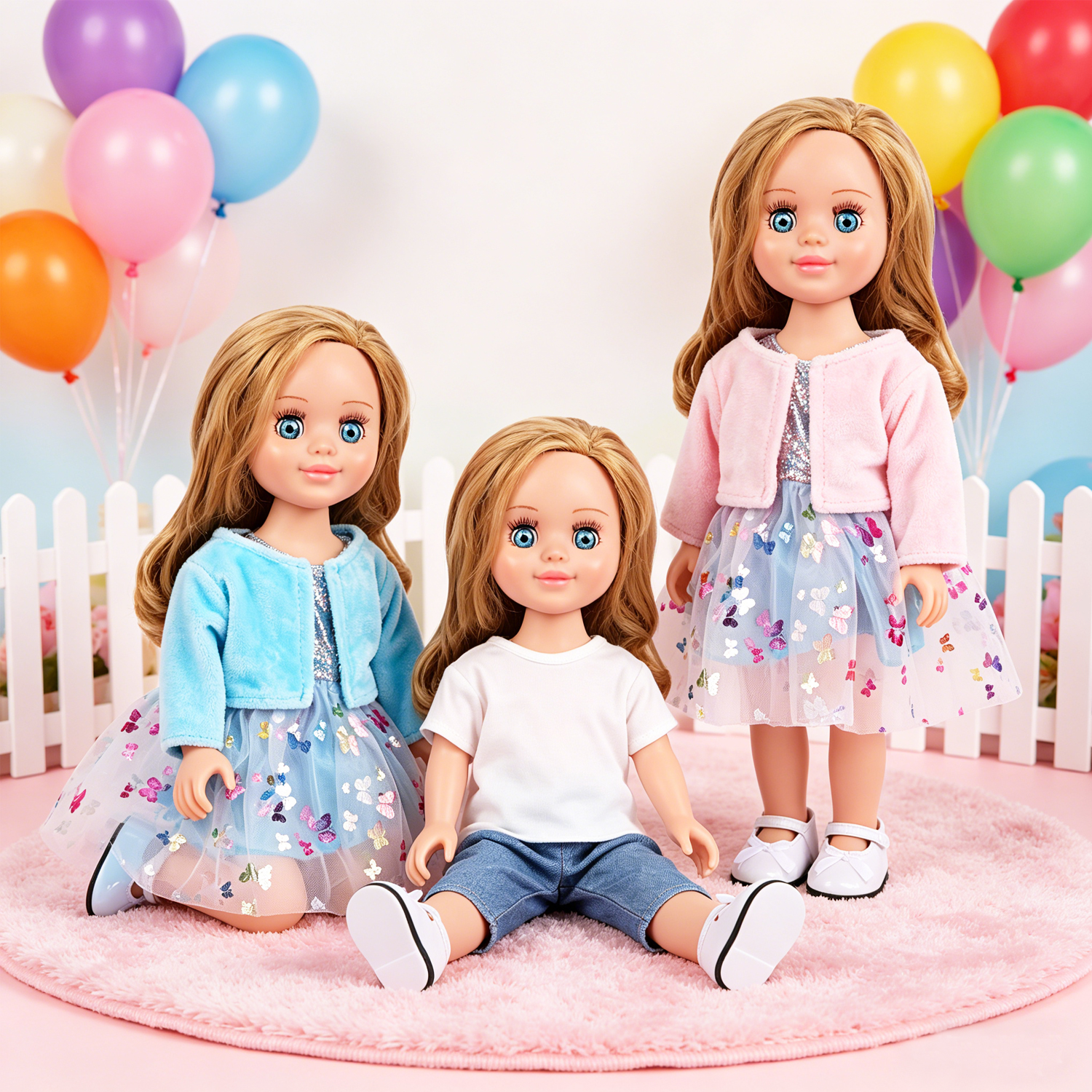 Cute 18 Inch Doll Clothes Set  - Knit Cardigan Infant avis et prix