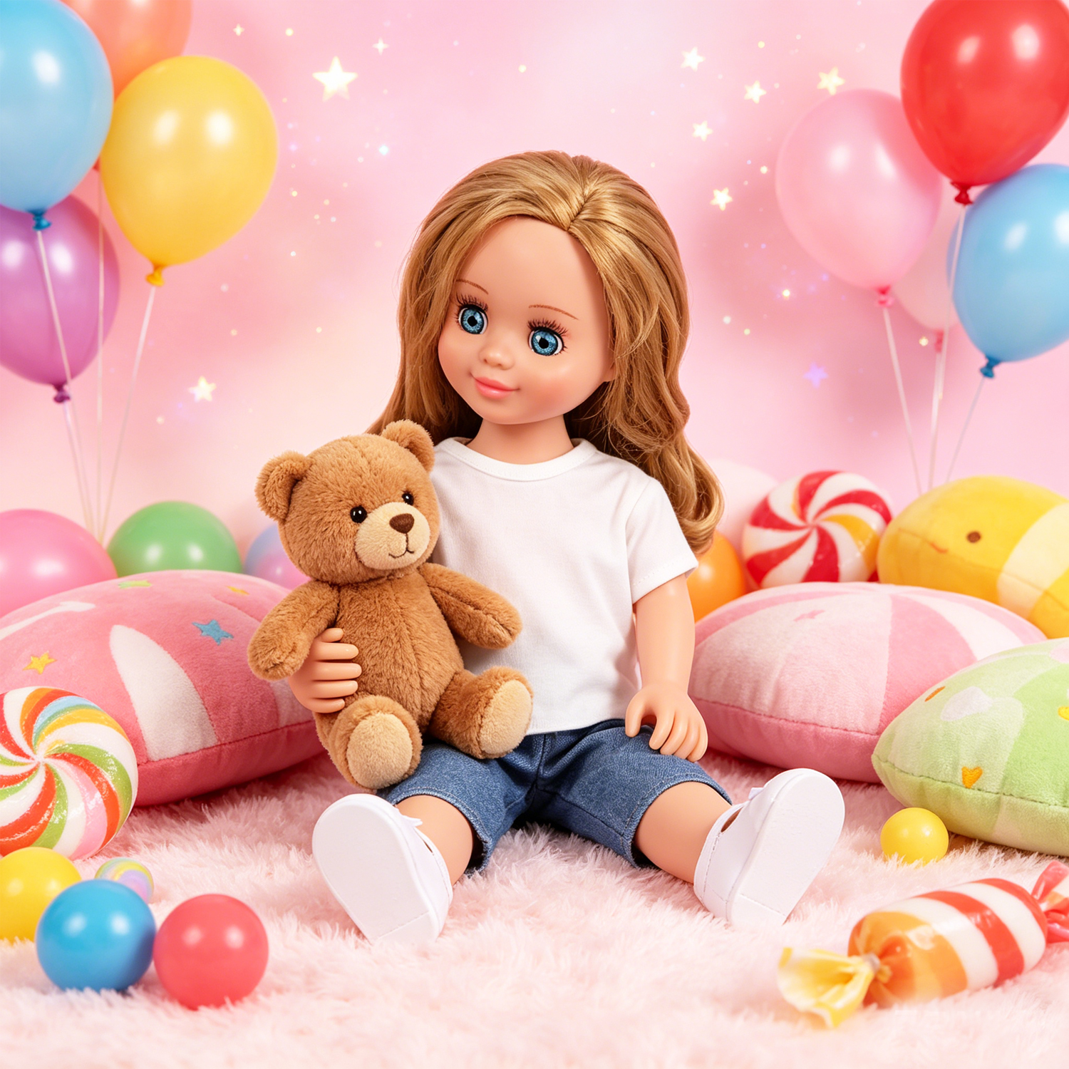 Cute 18 Inch Doll Clothes Set  - Knit Cardigan Infant avis et prix
