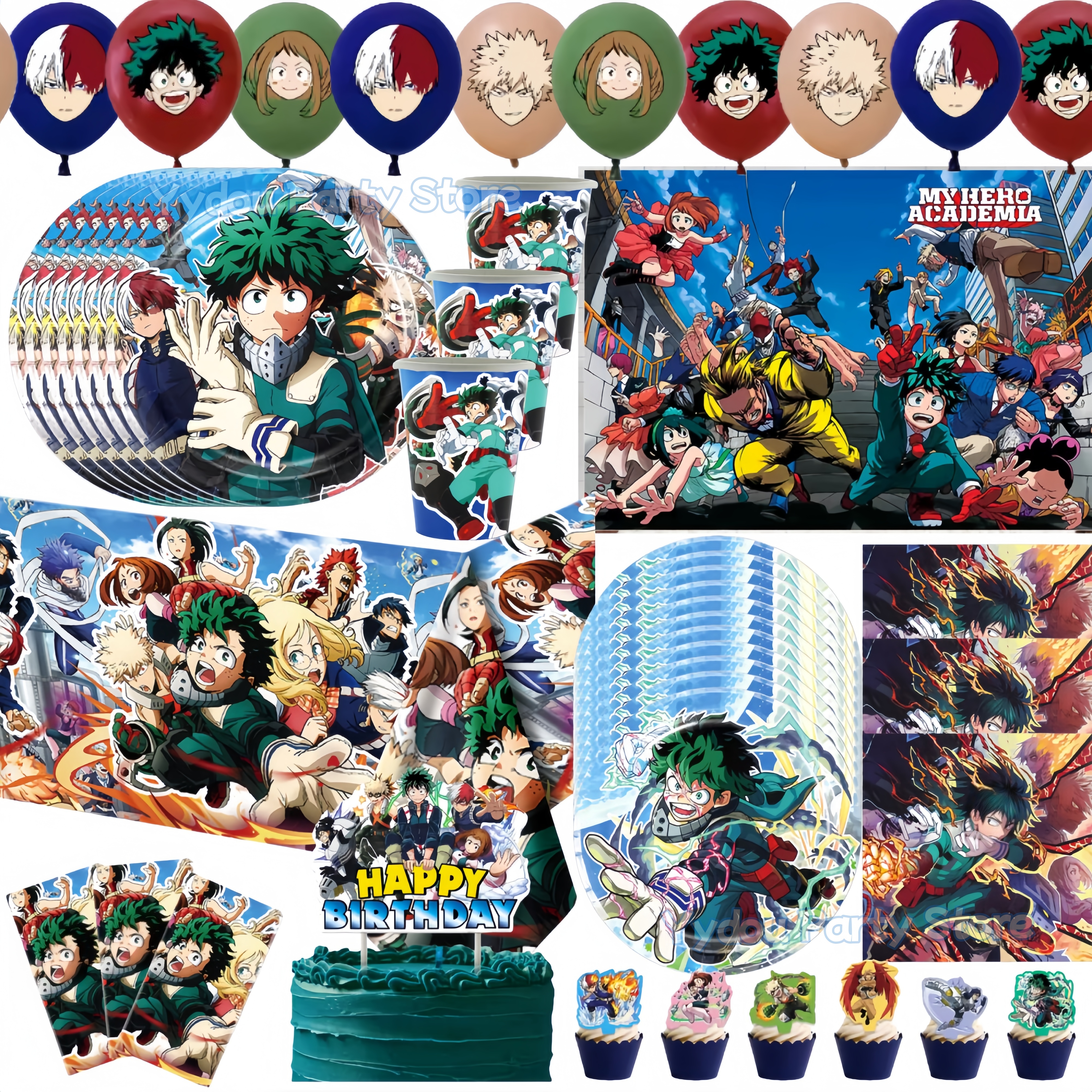 Hero Academiaed Birthday Party - Baby Clothing Sets Boy avis et prix