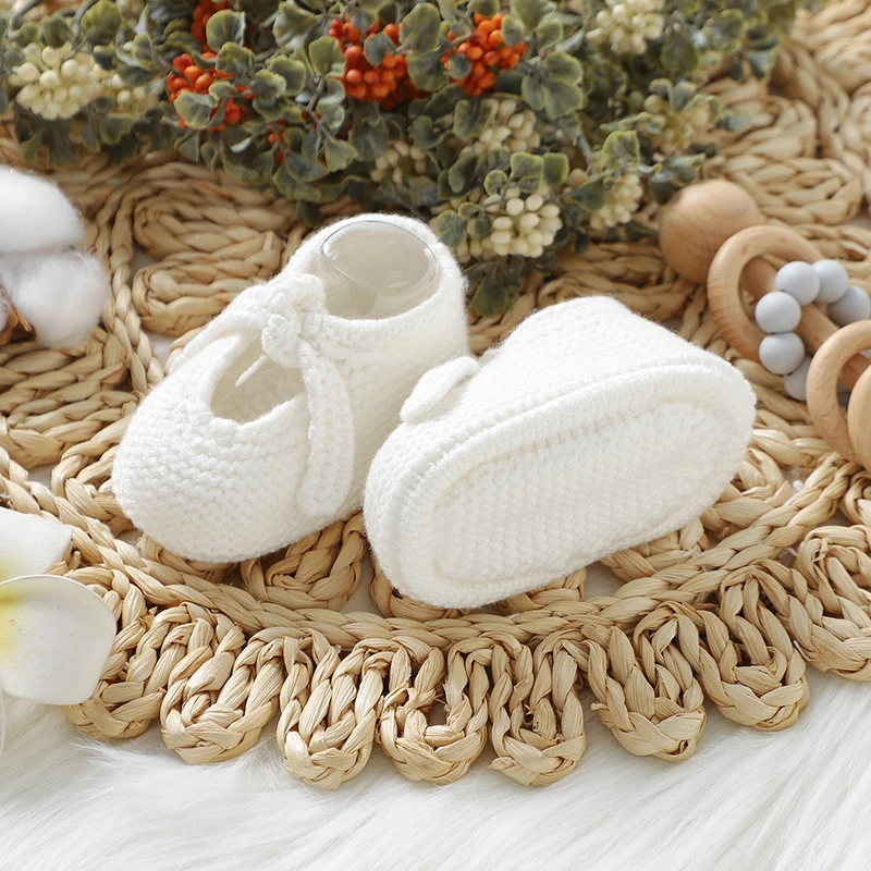 Newborn Baby Shoes Knitted Inf - Baby Clothing For Bed avis et prix