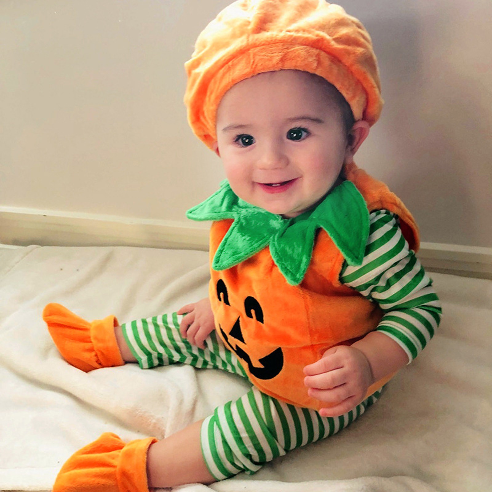 Halloween Pumpkin Costume Kids - Baby Clothing Onesies avis et prix
