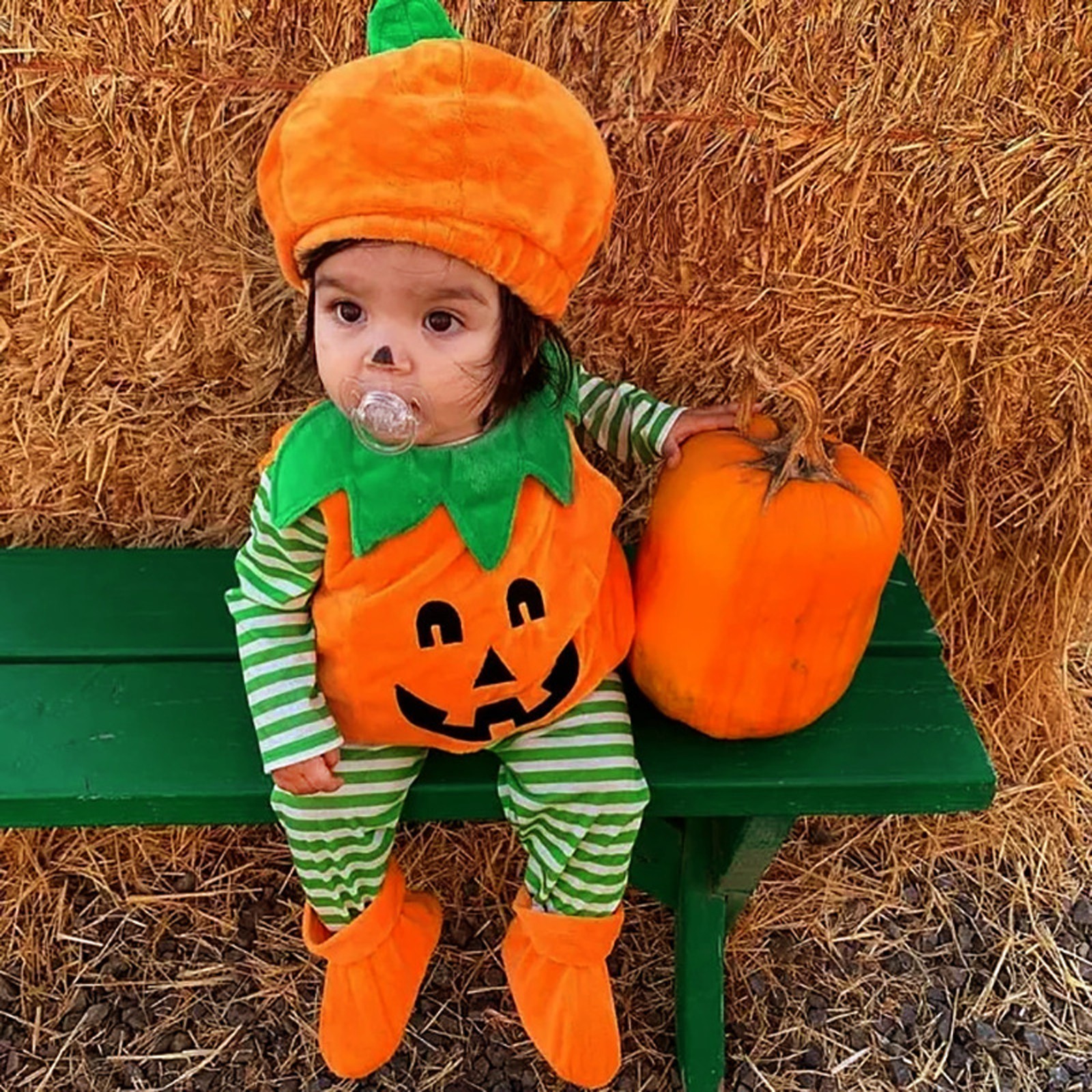 Halloween Pumpkin Costume Kids - Baby Clothing Onesies avis et prix