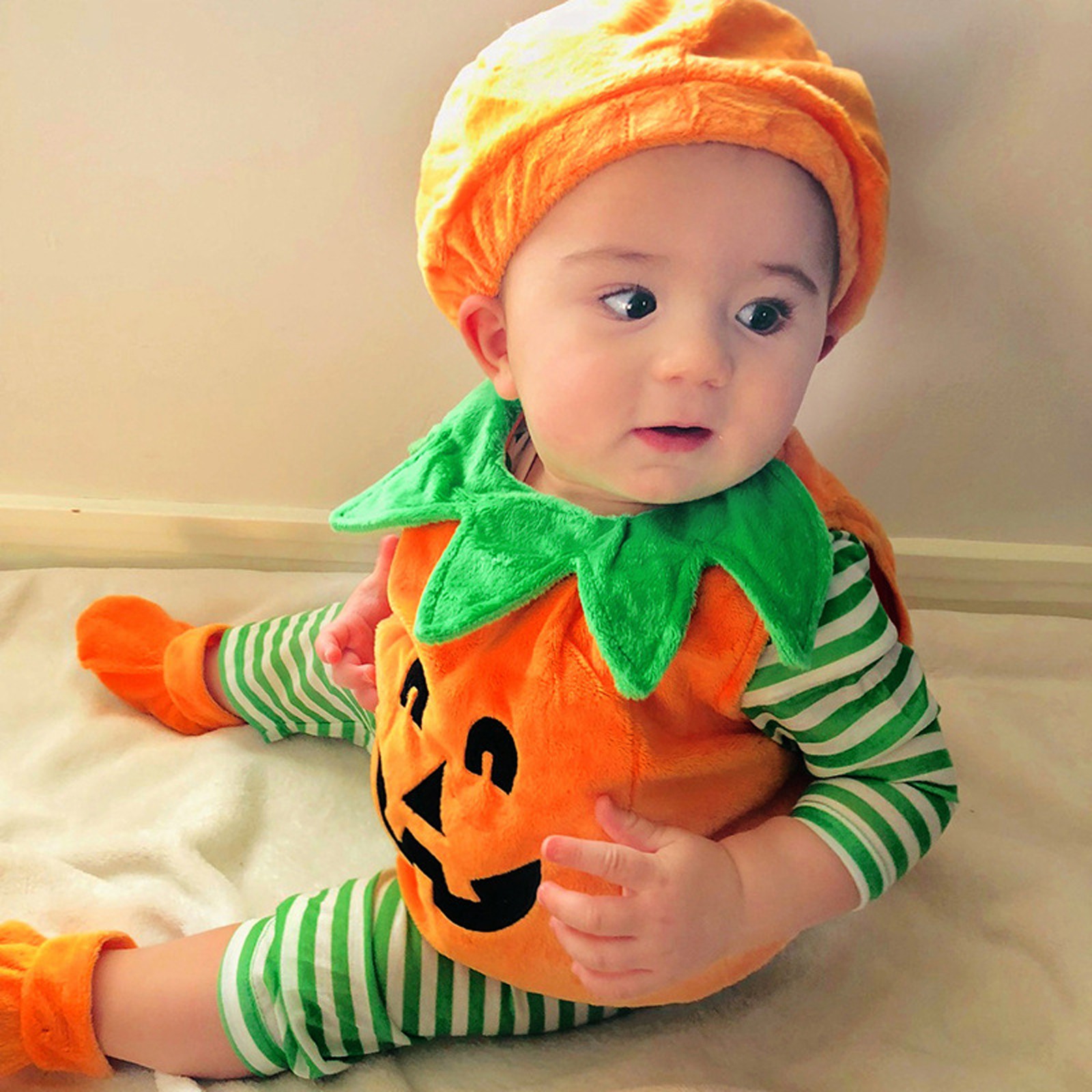 Halloween Pumpkin Costume Kids - Baby Clothing Onesies avis et prix