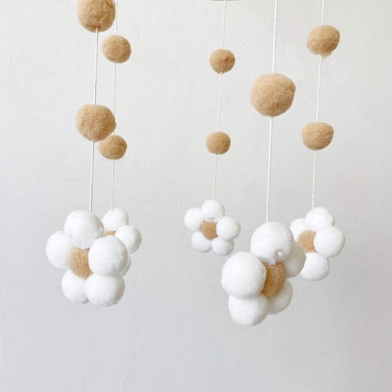 Ins Nordic Fur Ball Flower Win - Baby Clothing For Bed avis et prix