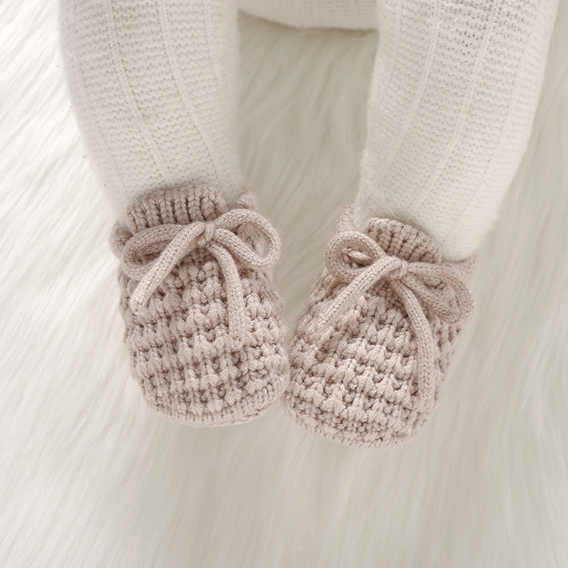 Newborn Baby Shoes Knitted Inf - Baby Clothing For Bed avis et prix