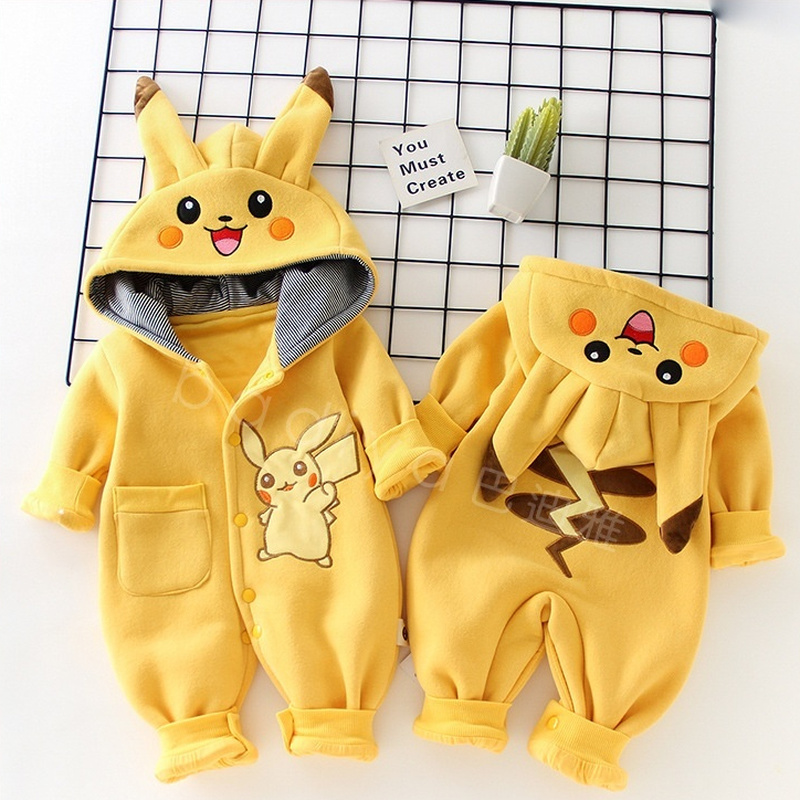 New Cute Cartoon Pokemon Pikac - Baby Clothing Onesies avis et prix