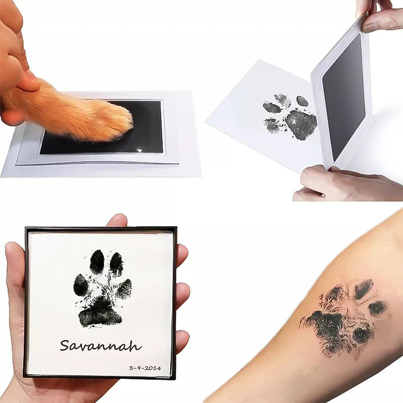 Cat Dog Paw Print Ink Kit Pad  - Baby Clothing Wash avis et prix