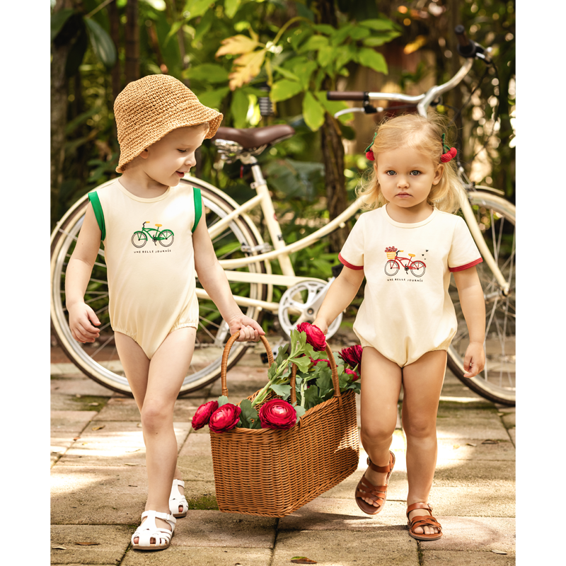 Ali Plus SS26 Printed Bike col - Baby Clothing Sets Boy avis et prix