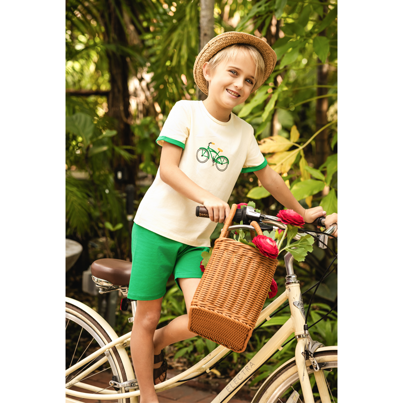 Ali Plus SS26 Printed Bike col - Baby Clothing Sets Boy avis et prix