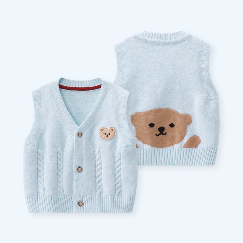 Baby Bear Vest Spring Outerwea - Knit Cardigan Infant avis et prix