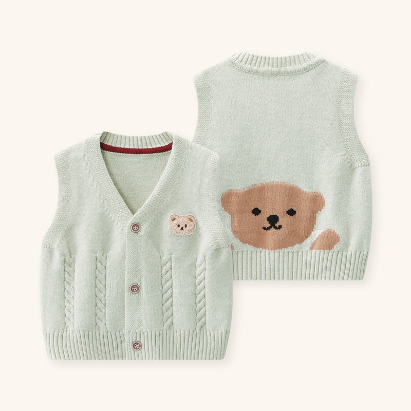 Baby Bear Vest Spring Outerwea - Knit Cardigan Infant avis et prix