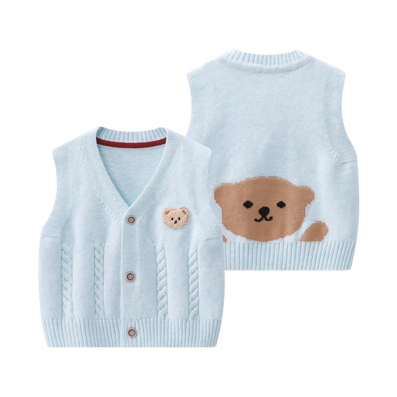 Baby Bear Vest Spring Outerwea - Knit Cardigan Infant avis et prix