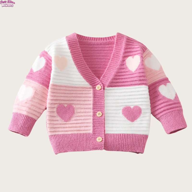 Baby Girl Cotton Knitted Cardi - Knit Cardigan Infant avis et prix