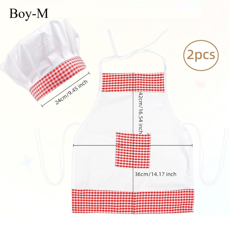 Red Gingham Baby Chef Costumes - Baby Clothing Products avis et prix