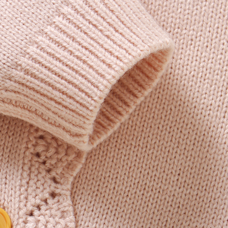 Pink Baby Girl Floral Sweaters - Knit Cardigan Infant avis et prix