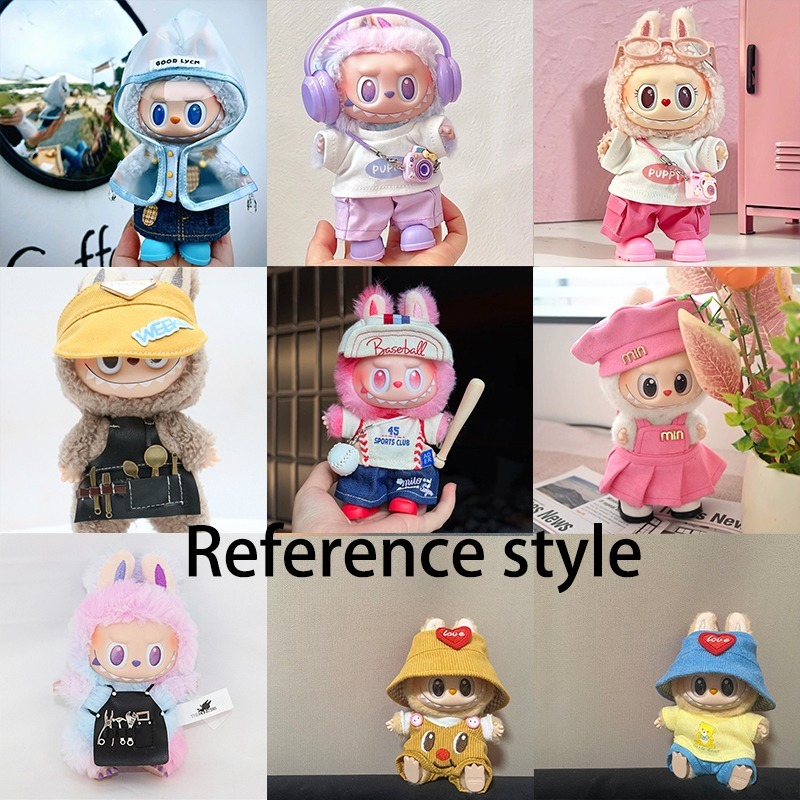 15 17cm For Labubu Doll Blind  - Baby Clothing Clearance avis et prix