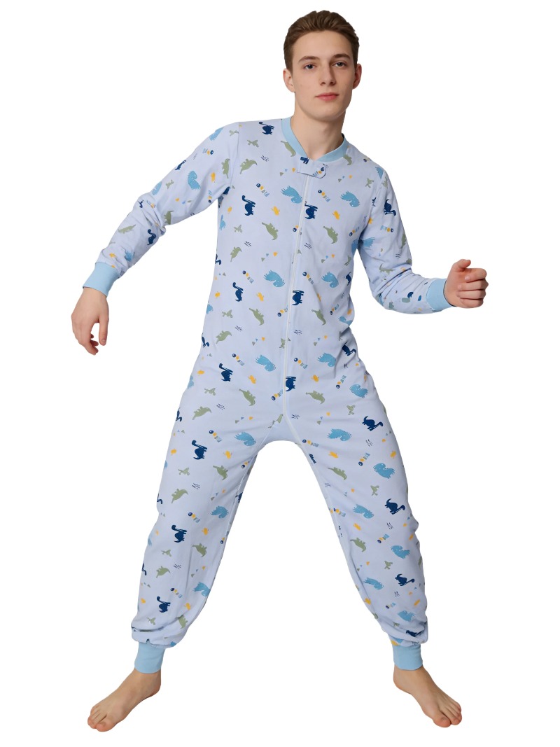 XXXL Adult Underwear Blue Dino - Baby Clothing Onesies avis et prix