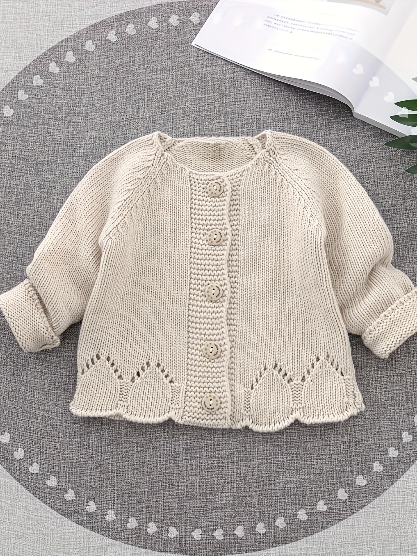 Baby Knitwear Cardigan, Girl's - Knit Cardigan Infant avis et prix