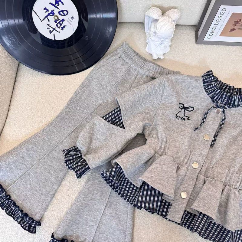 Girls' Spring Autumn Set New S - Knit Cardigan Infant avis et prix
