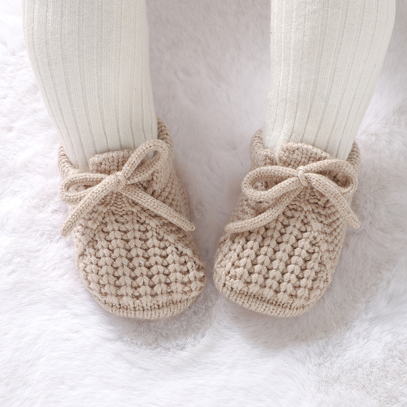 Baby Shoes Knitted Newborn Bed - Baby Clothing For Bed avis et prix
