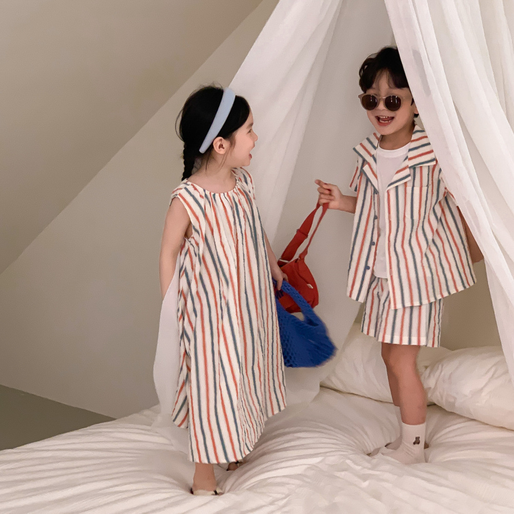 Children Boys Striped Thin Car - Knit Cardigan Infant avis et prix