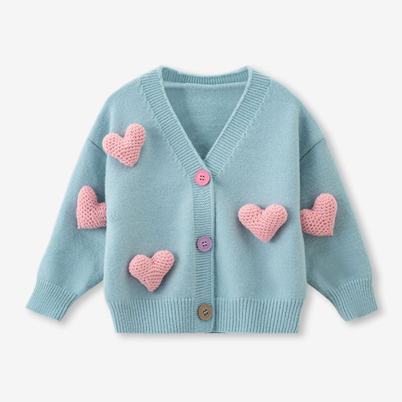 Girls Sweaters Coat Three-Dime - Knit Cardigan Infant avis et prix