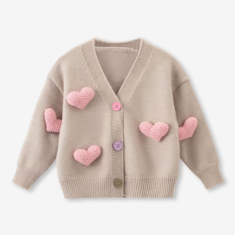 Girls Sweaters Coat Three-Dime - Knit Cardigan Infant avis et prix