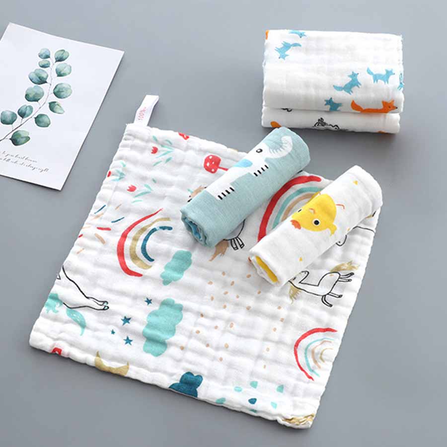 1pcs/5pcs Baby Face Towel Musl - Baby Clothing Wash avis et prix