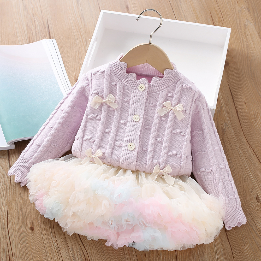 0-6-year-old baby girl clothes - Knit Cardigan Infant avis et prix