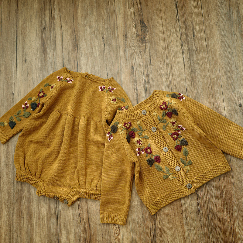 2024 Girls Knitted Cardigan Wo - Knit Cardigan Infant avis et prix