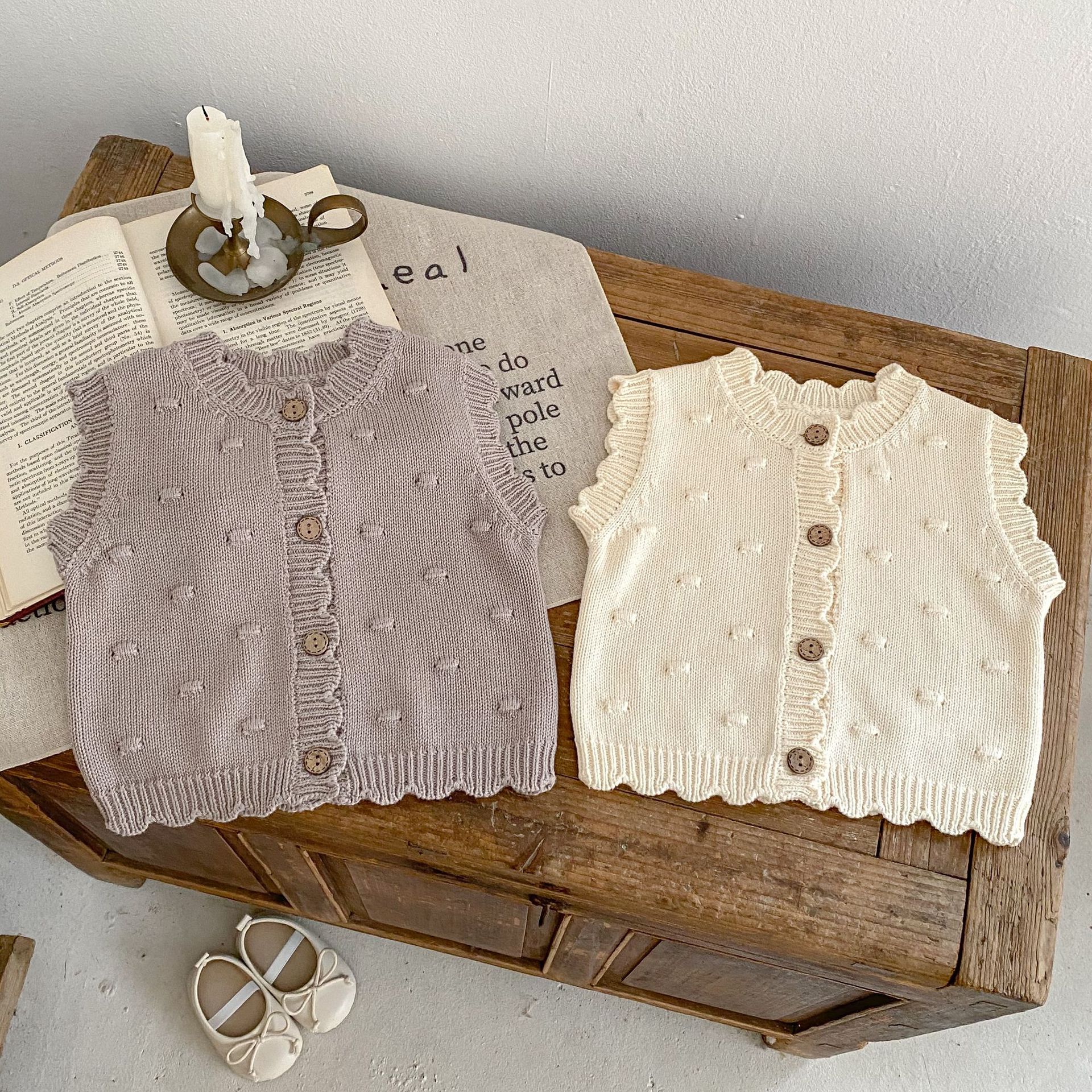 Boys and Girls Baby Pom Pom Ca - Knit Cardigan Infant avis et prix