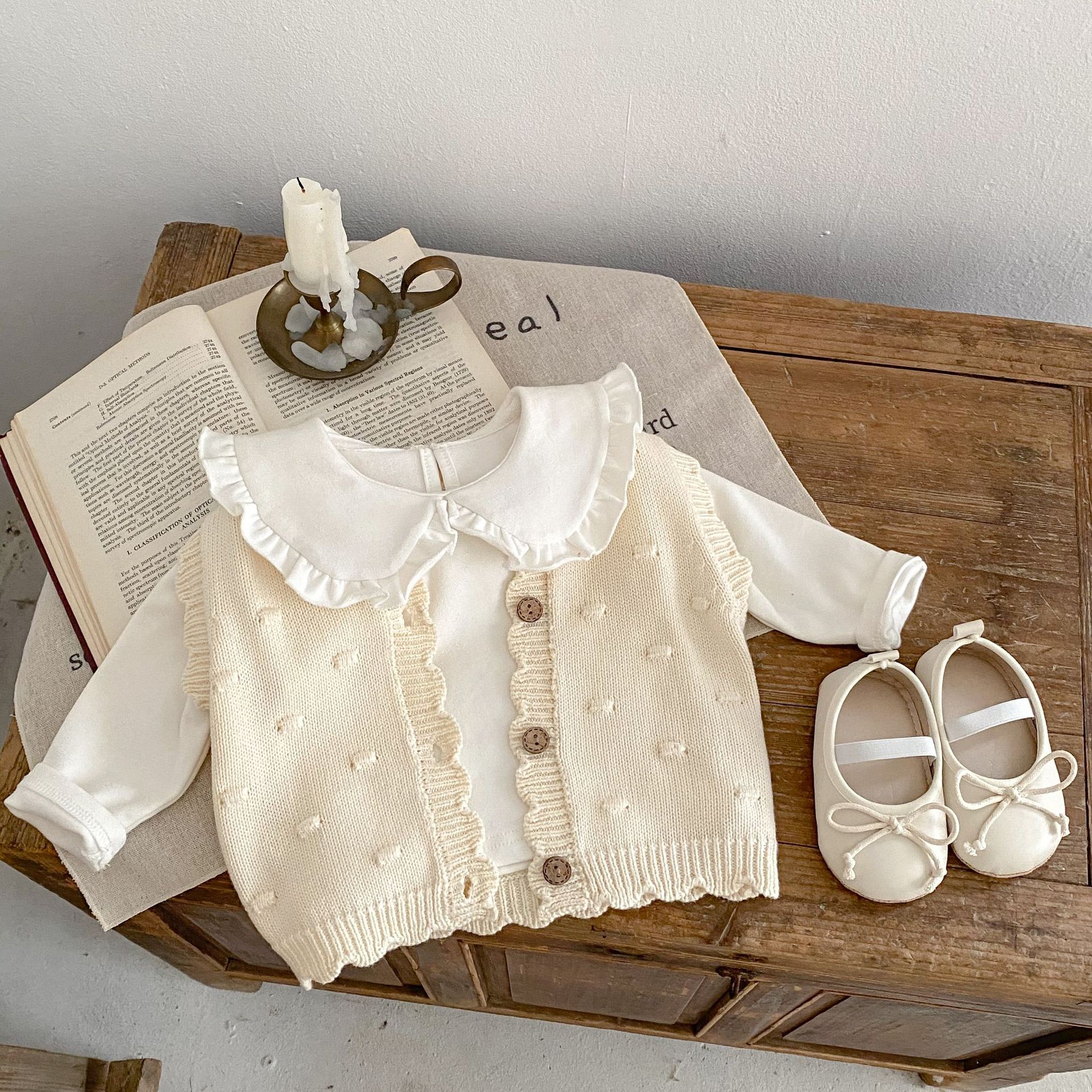 Boys and Girls Baby Pom Pom Ca - Knit Cardigan Infant avis et prix